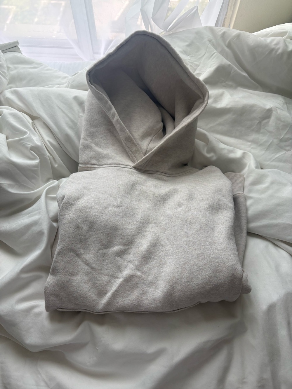TNA/Aritzia oatmeal color hoodie